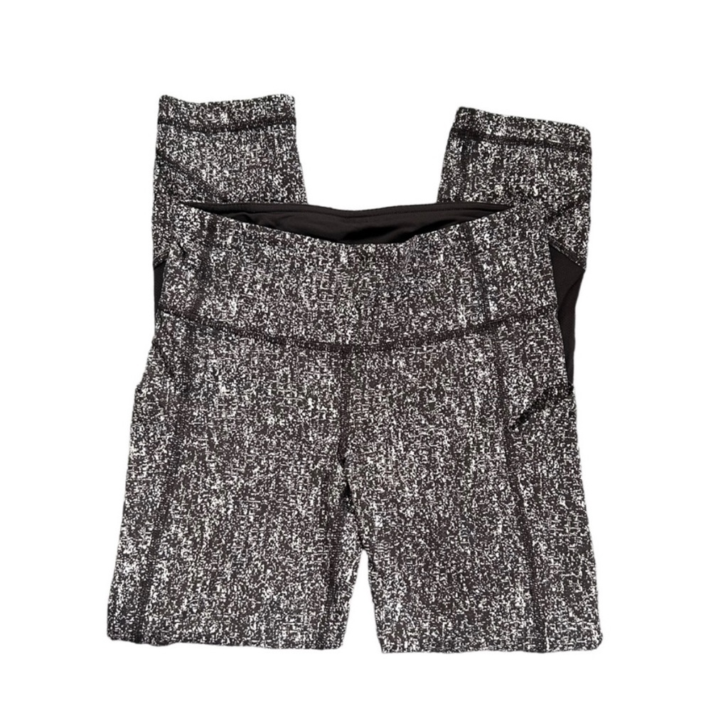 Lululemon Pace Rival Crop Leggings Power Luxtreme Suited Jacquard Running Size 2 - Picture 3 of 14